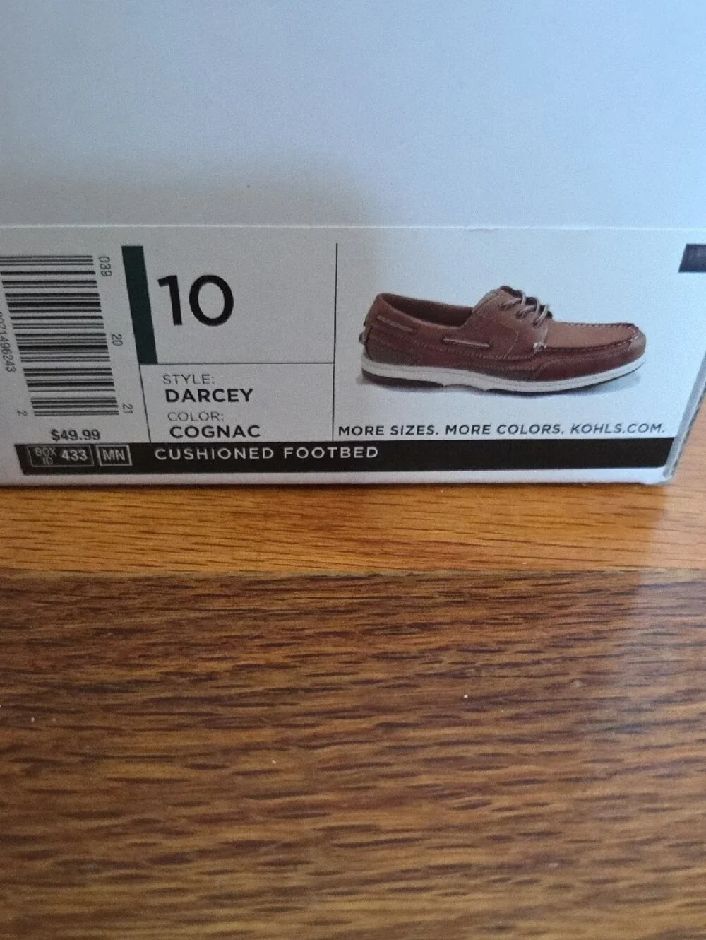 Men’s Brown Tan Canvas-Trim Boat Shoes